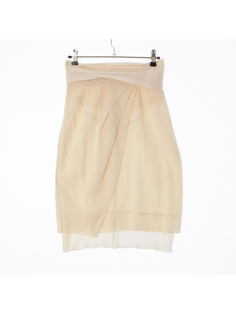 Louis Vuitton Silk Vintage Skirt White 34